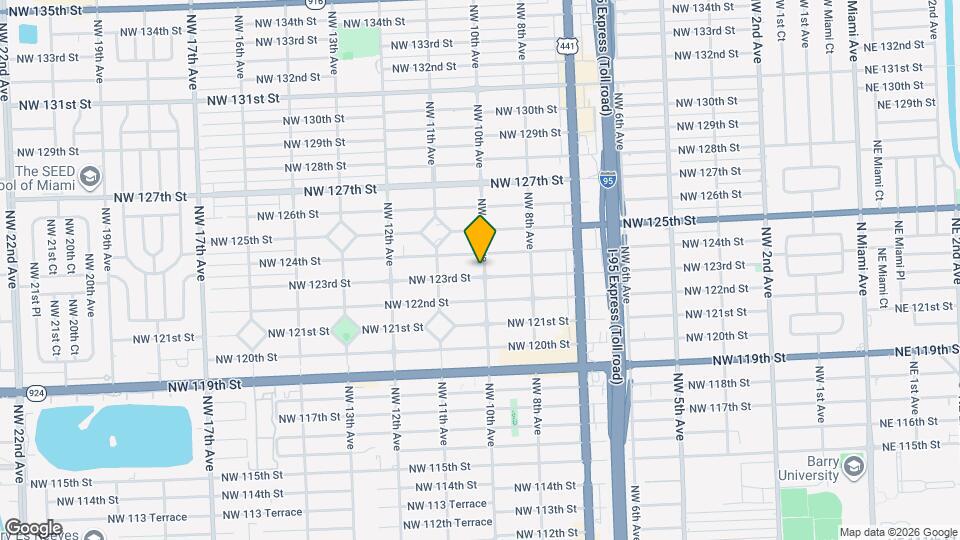 1005 NW 123rd St Map and Location Details