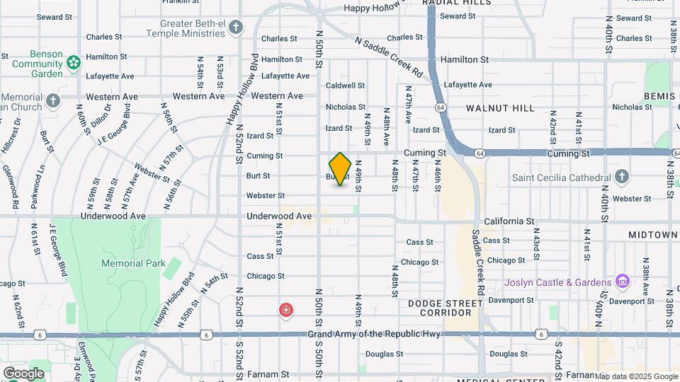 4912 Webster St Map and Location Details