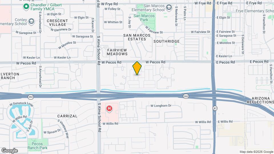 1144 S Tumbleweed Ln Mapa y Detalles de la Ubicación