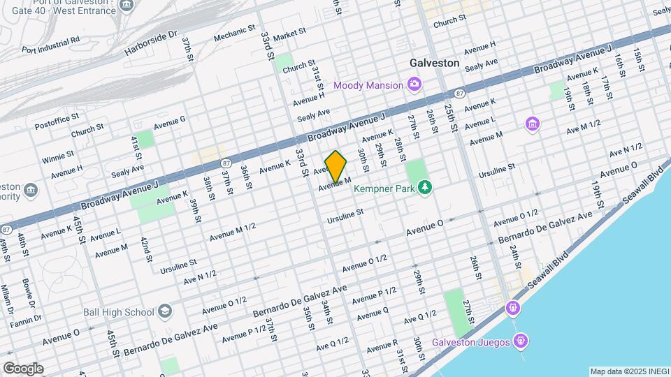 3123 Avenue M Map and Location Details