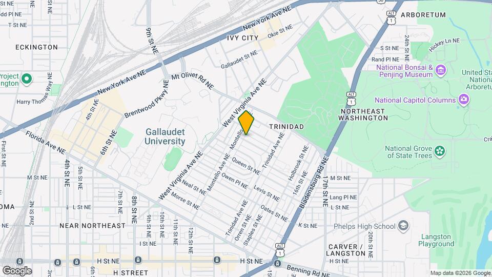 1210 Meigs Pl NE Mapa y Detalles de la Ubicación