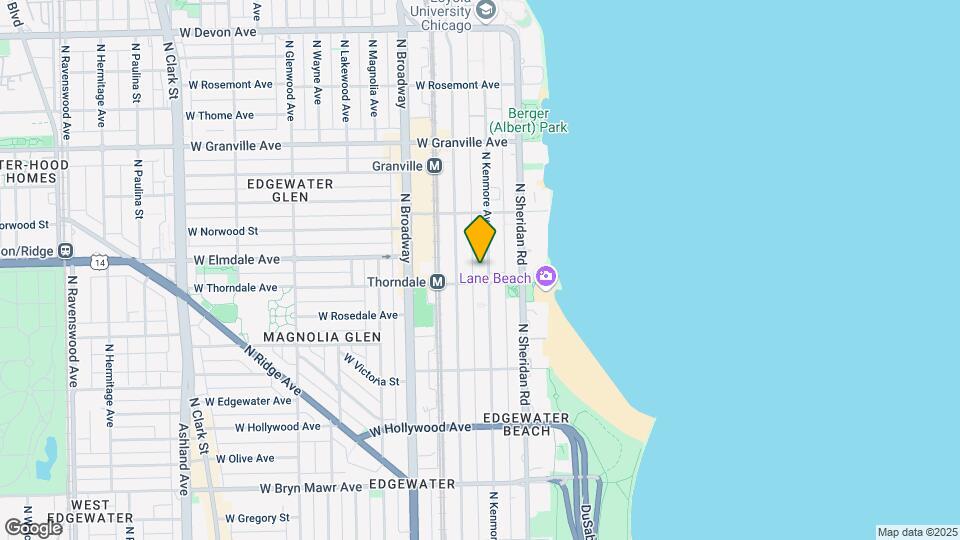 5950 N Kenmore Ave-Unit -203 Map and Location Details