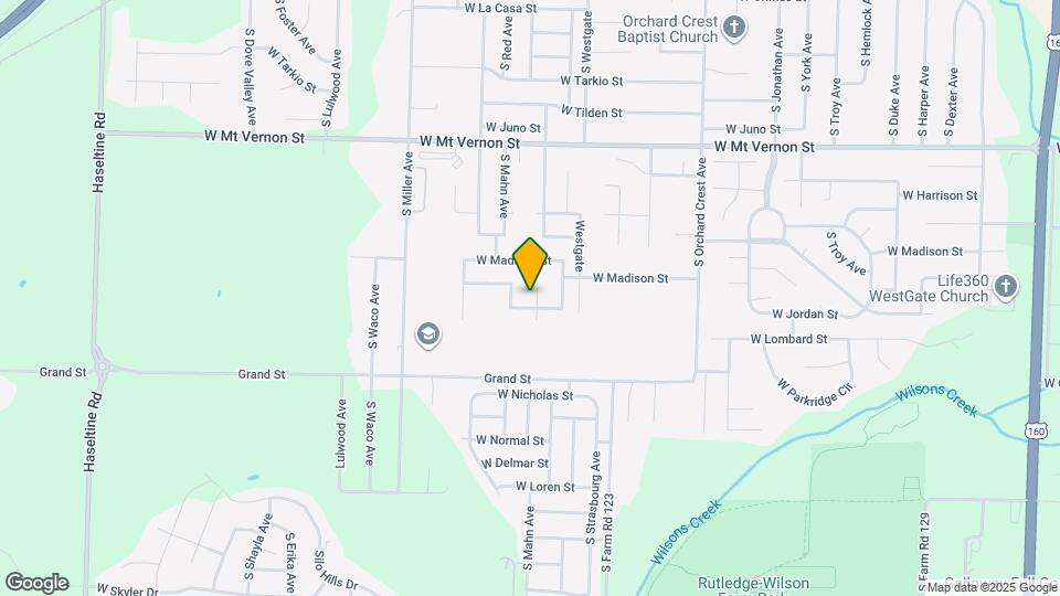 841 S Hazelnut Ave Map and Location Details