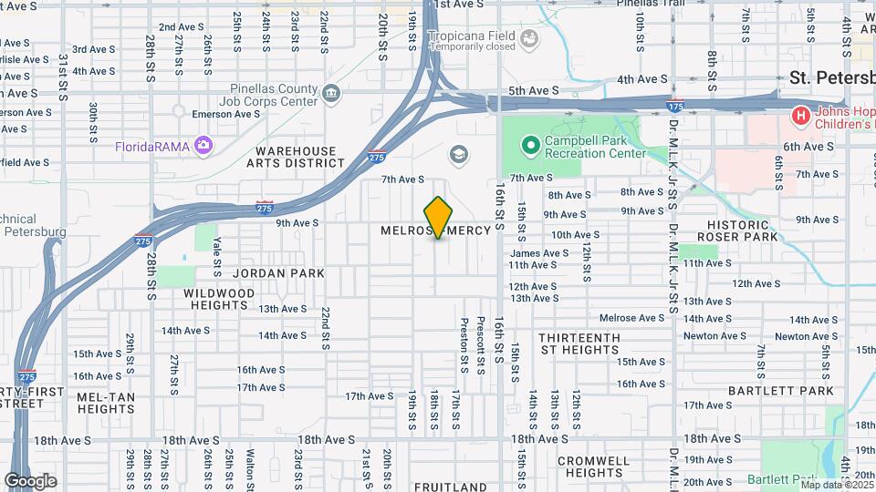 960 18th St S Map and Location Details