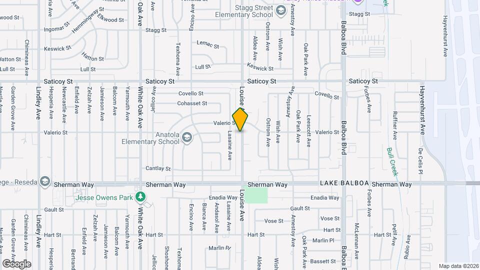 7359 Louise Ave Map and Location Details