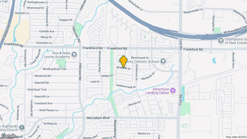7344 Briarnoll Dr Map and Location Details