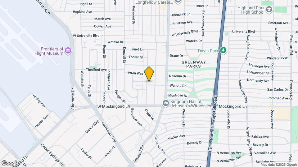 6702 Oriole Dr Map and Location Details