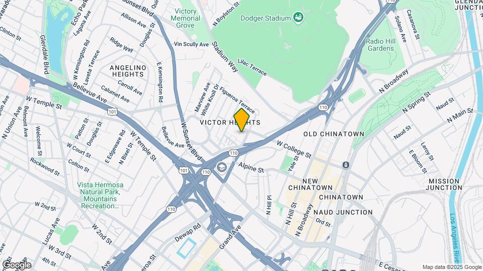 860 Figueroa Ter Mapa y Detalles de la Ubicación