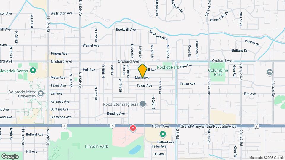 1625 N 23rd St Map and Location Details