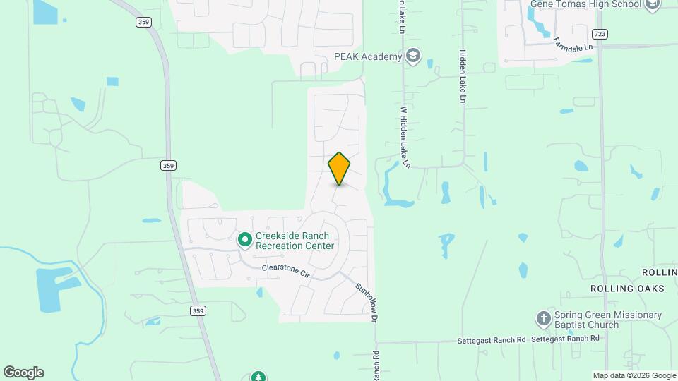 9822 Willow Crown Ln Map and Location Details