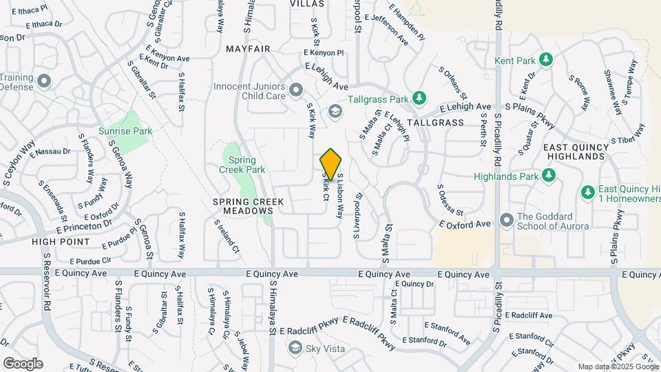 4074 S Kirk Ct Map and Location Details