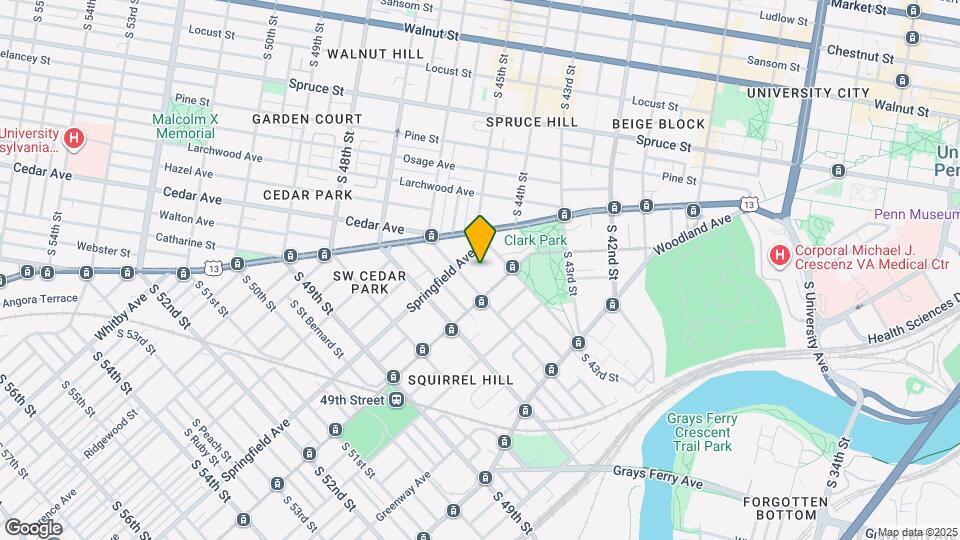 4524 Springfield Ave Map and Location Details