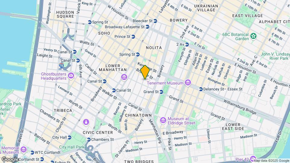 156 Mott St Mapa y Detalles de la Ubicación
