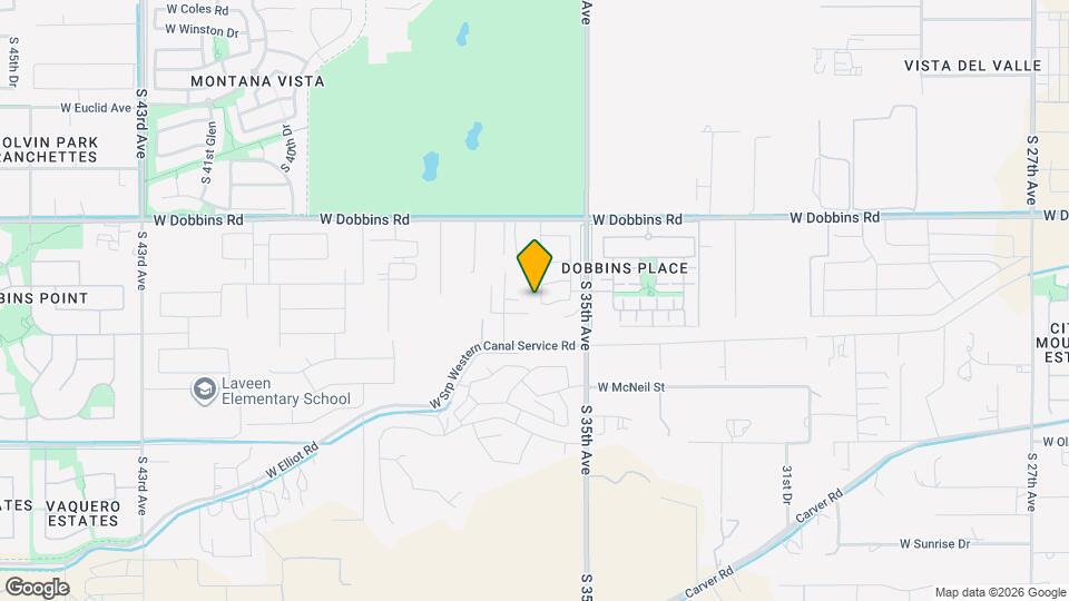 9428 S 35th Glen Map and Location Details