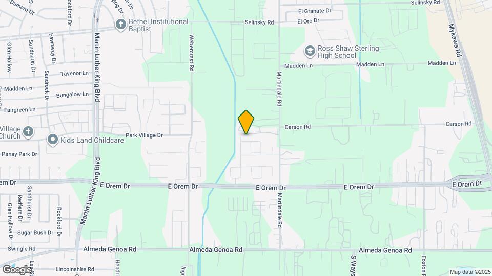 6011 Fading Night Dr Map and Location Details