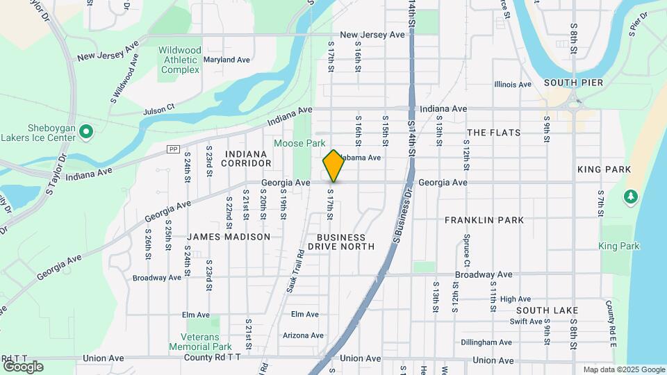 1401 S 17th St Map and Location Details