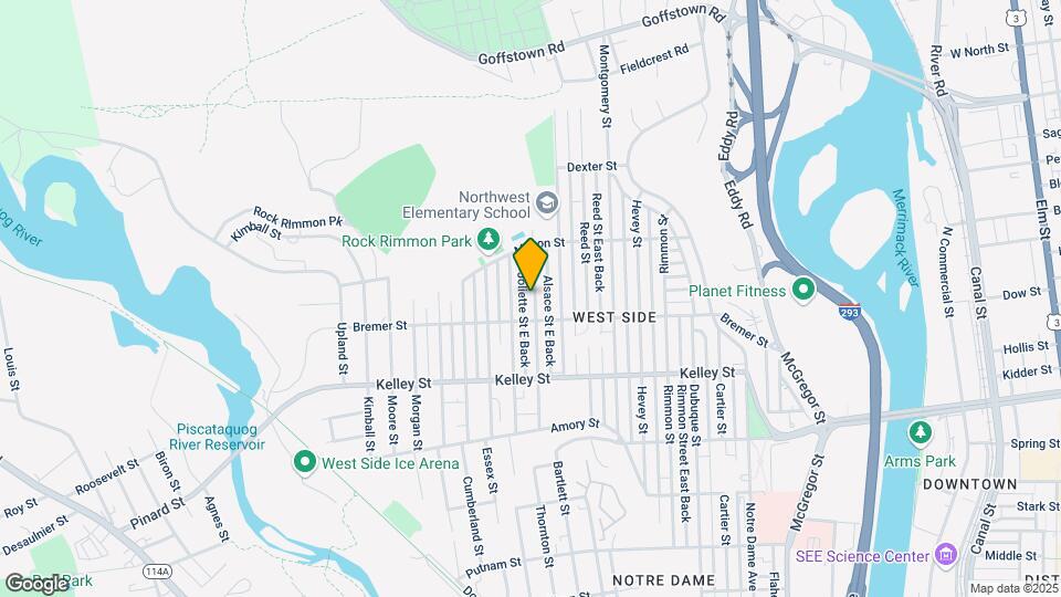 204 Alsace St Mapa y Detalles de la Ubicación