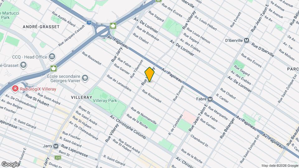 7645 Garnier Rue Map and Location Details