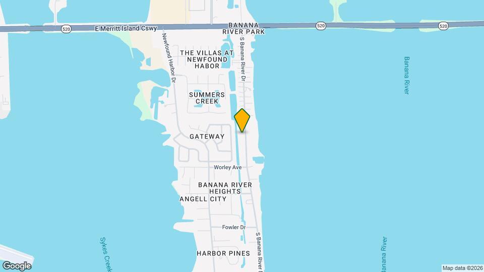 475 S Banana River Dr Map and Location Details