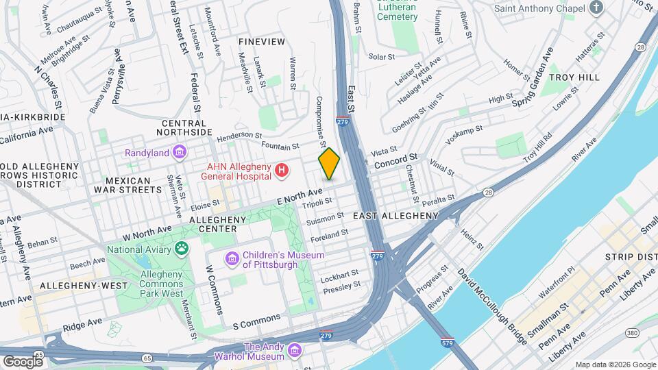 1105 Middle St Map and Location Details