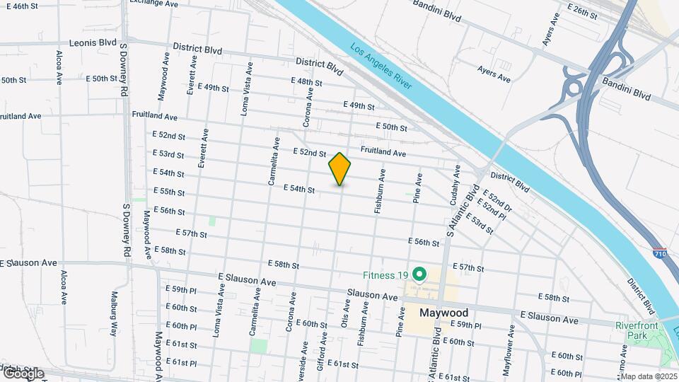 5319 Gifford Ave Map and Location Details