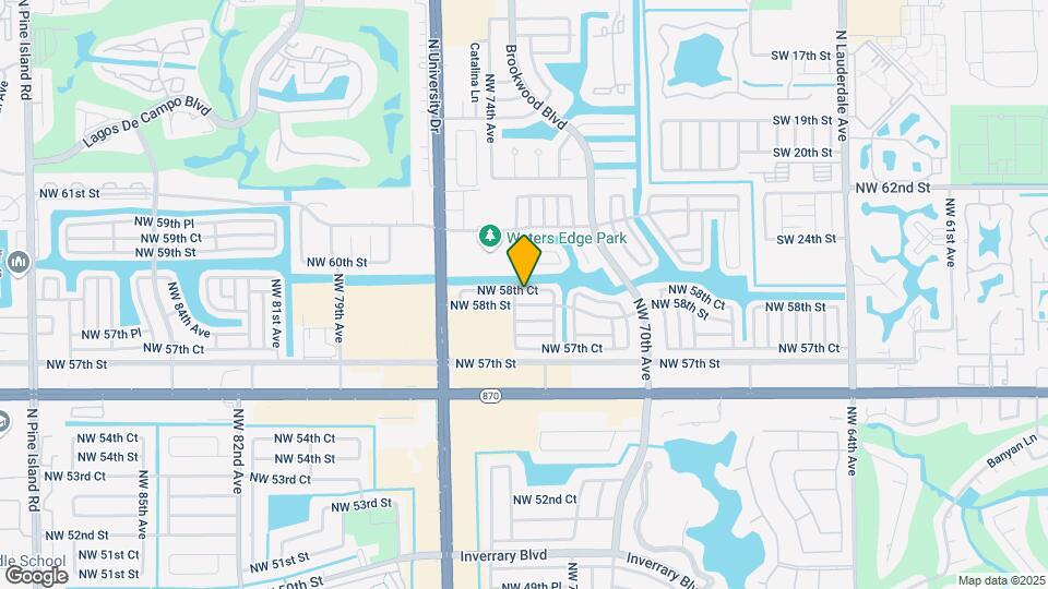 7312 NW 58th Ct Map and Location Details