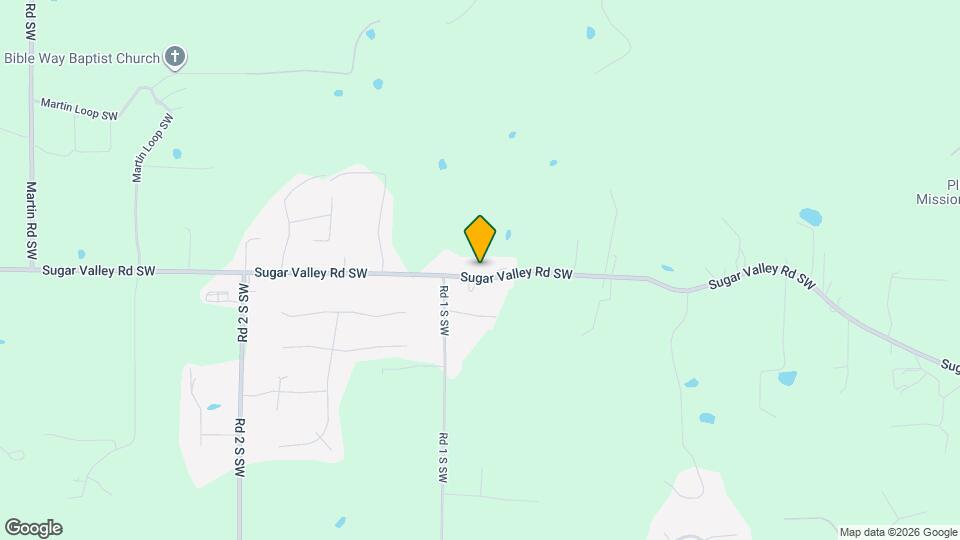 886 Sugar Valley Rd SW Map and Location Details