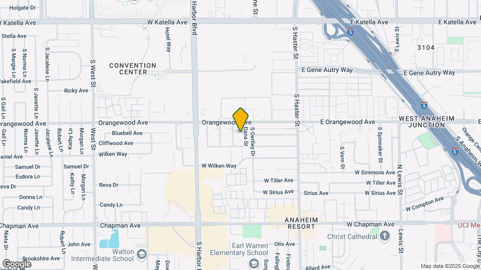 320 W Orangewood Ave Map and Location Details