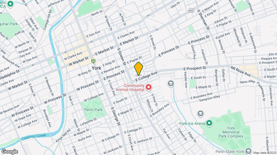 239 E College Ave Map and Location Details