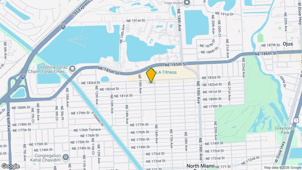 1579 NE 182nd St Map and Location Details