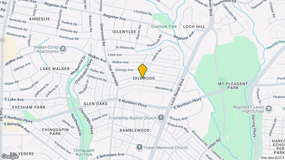 1285 Cedarcroft Rd Map and Location Details