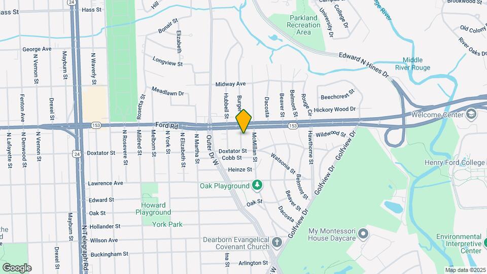 2212 Burger St Mapa y Detalles de la Ubicación