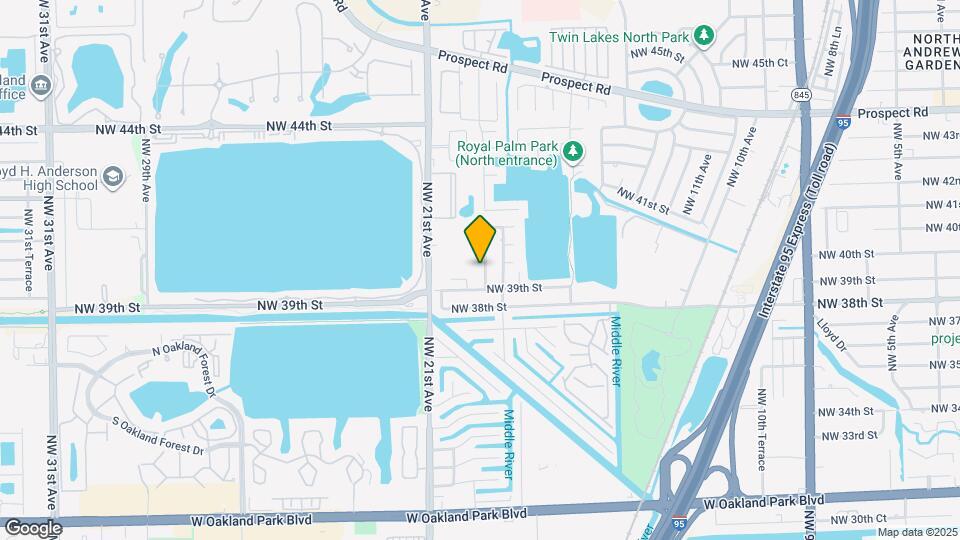 3925 NW 19th Ave Map and Location Details