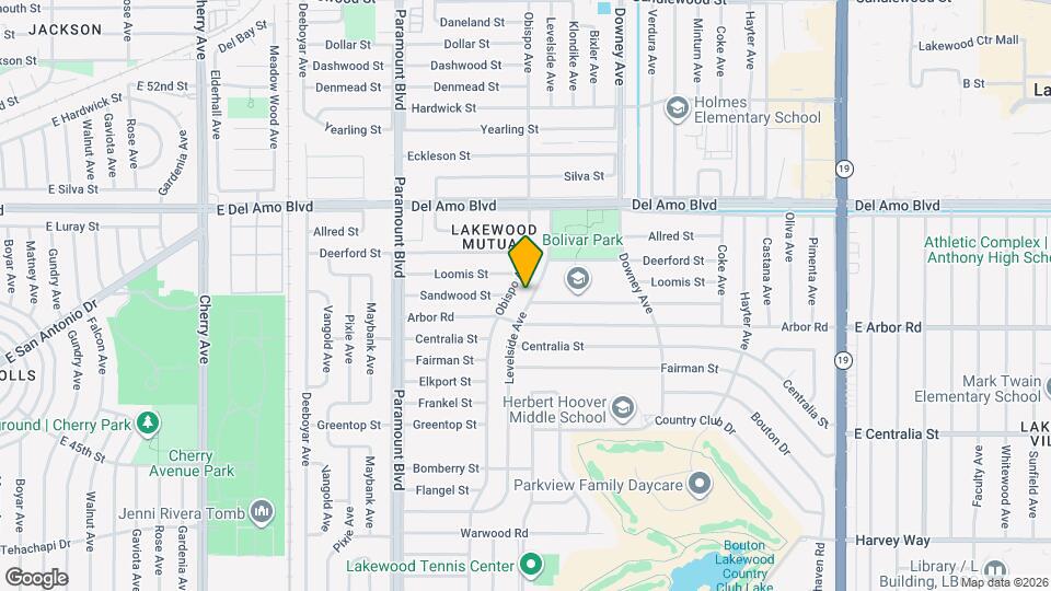 4733 Levelside Ave Map and Location Details