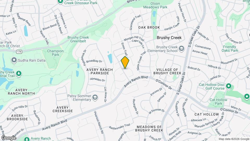 9401 Billingham Trail Map and Location Details