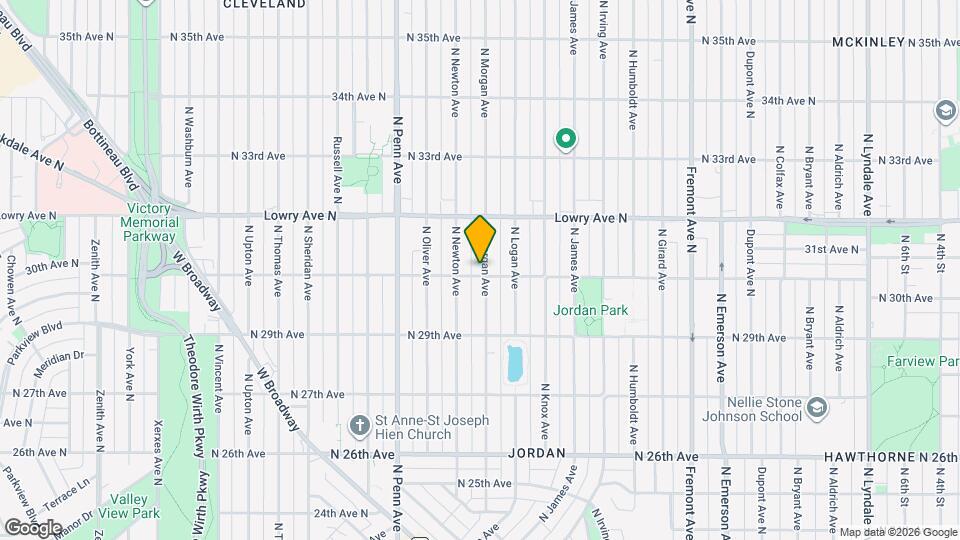 3003 N Morgan Ave Map and Location Details