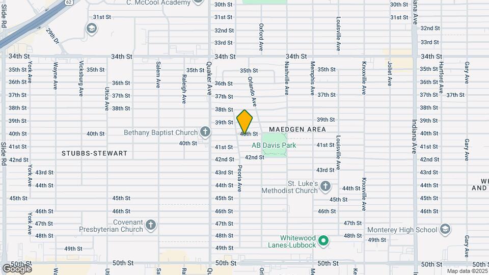 4213 40th St Map and Location Details