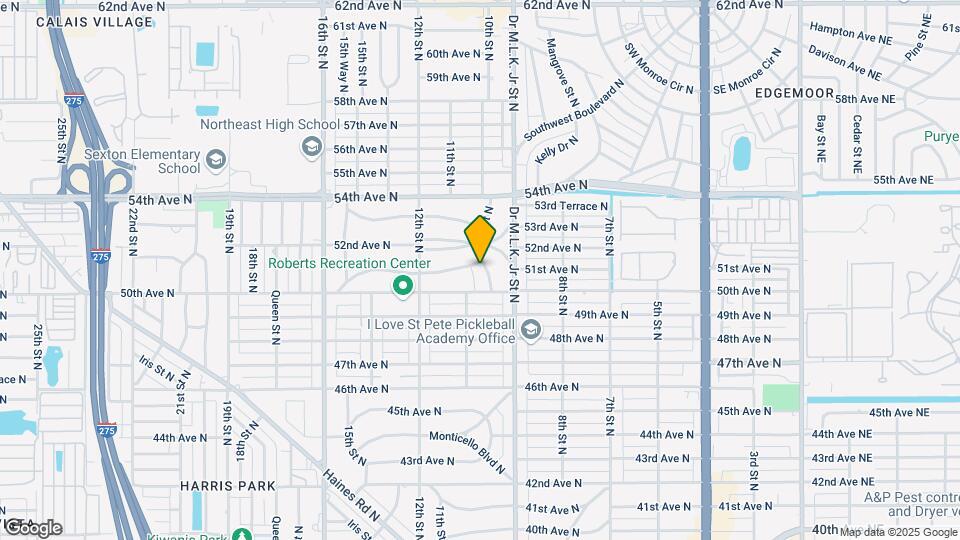 5046 10th St N Map and Location Details