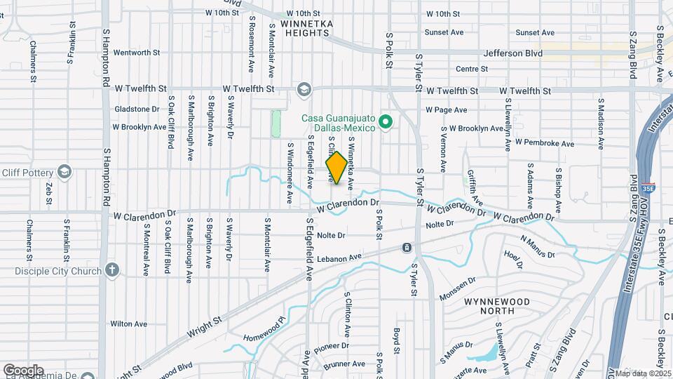 924 S Clinton Ave Map and Location Details