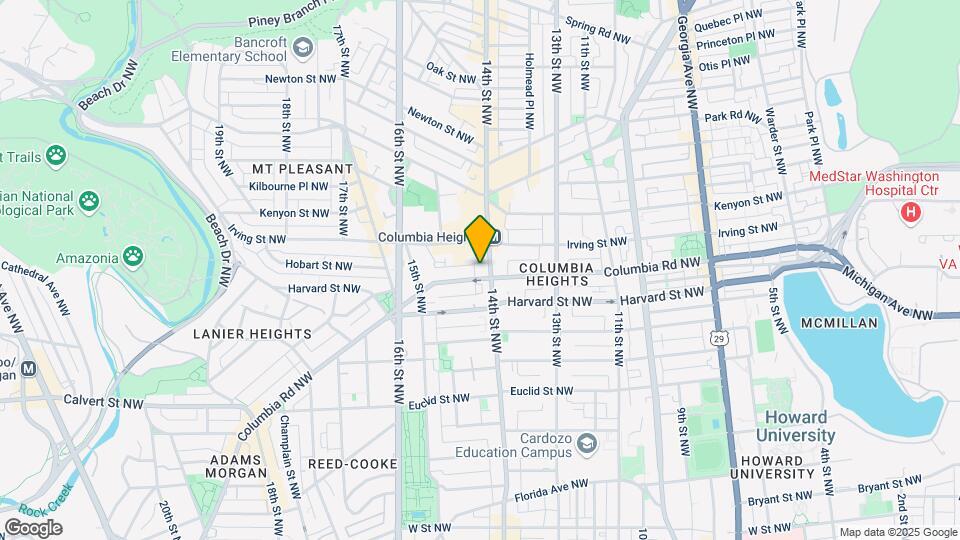 1401 Columbia Rd NW-Unit -418 Map and Location Details