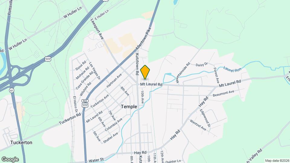 1001 Mount Laurel Rd Map and Location Details