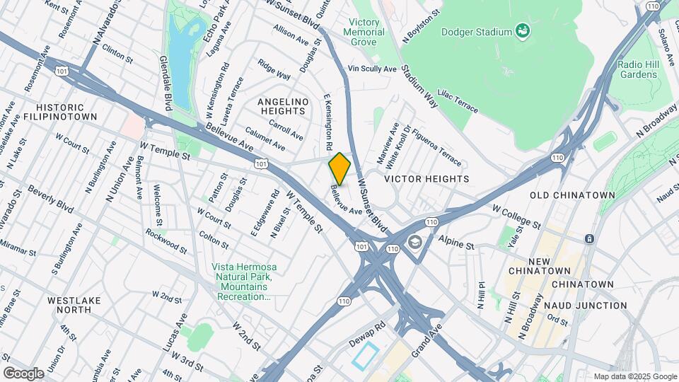 1167 Bellevue Ave Mapa y Detalles de la Ubicación