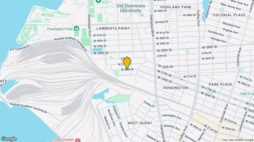 1313 W 26th St Map and Location Details