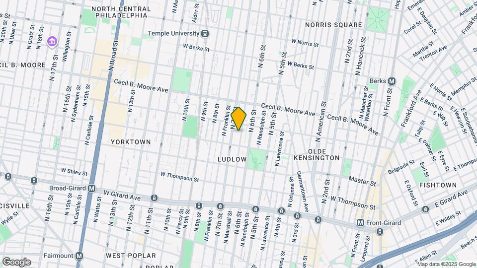 1520 N Marshall St, Unit 4 Mapa y Detalles de la Ubicación