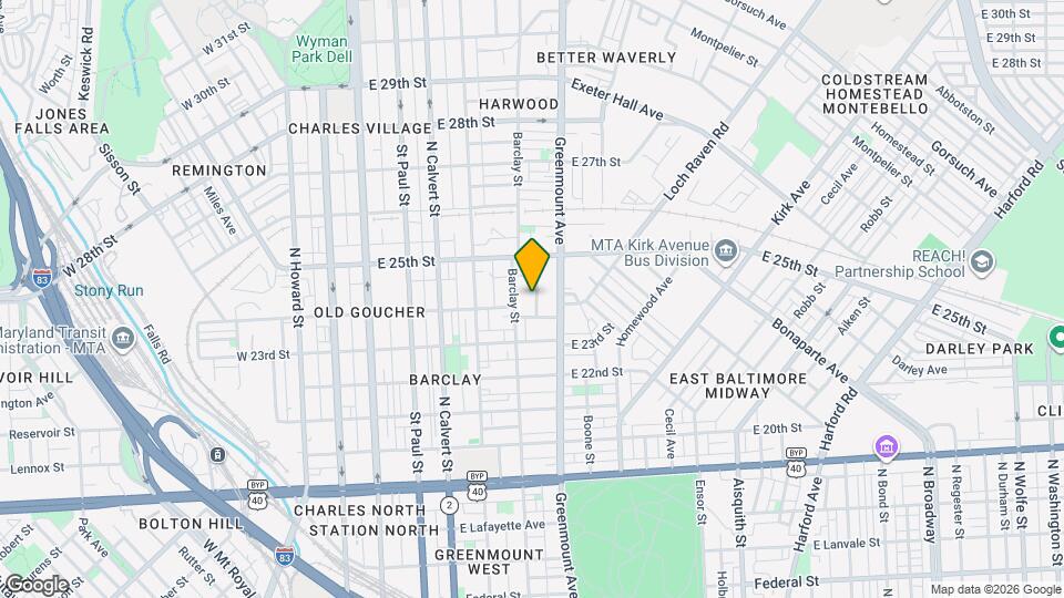 2426 Brentwood Ave Map and Location Details
