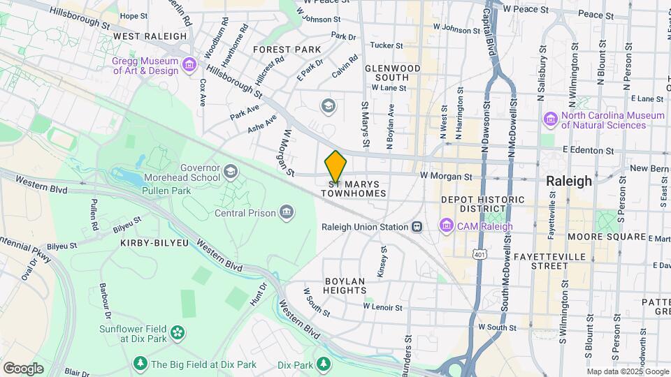 803 W Hargett St Map and Location Details