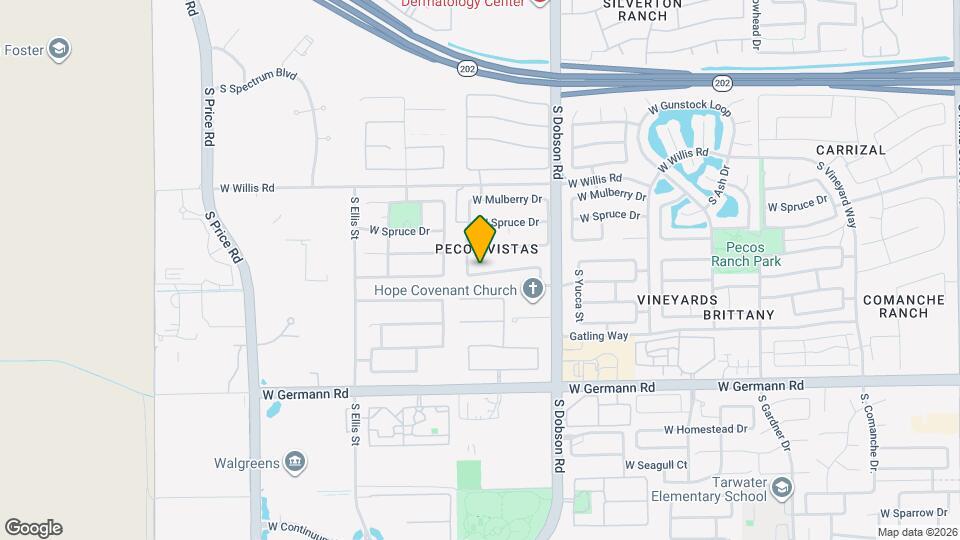 2172 W Enfield Way Mapa y Detalles de la Ubicación