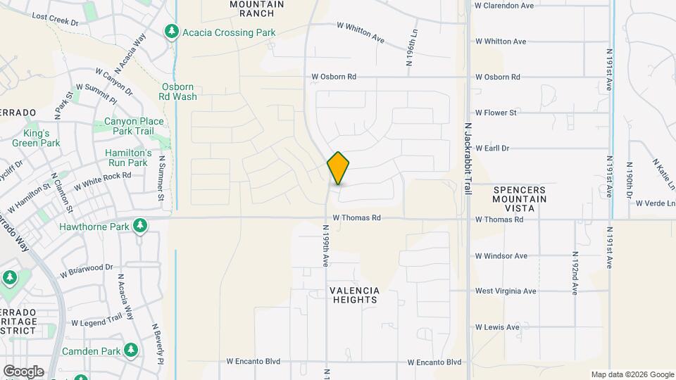 3008 N 198th Ln, Unit Private Mapa y Detalles de la Ubicación