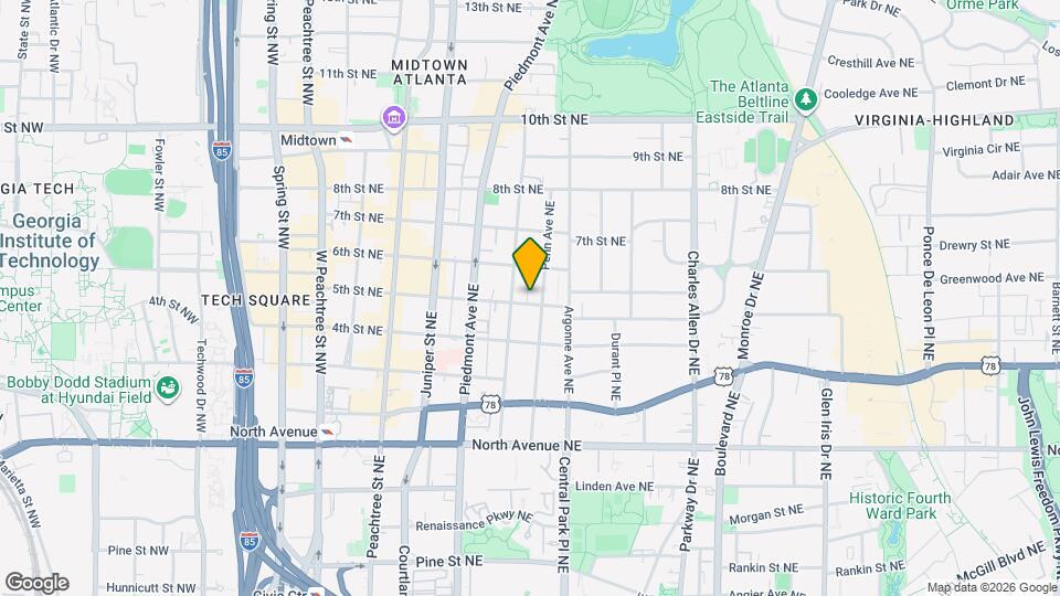 250 5th St NE, Unit 2 Map and Location Details