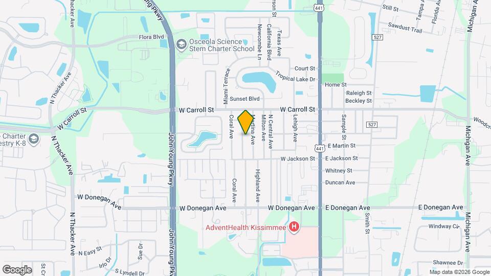 2615 N Beaumont Ave Map and Location Details